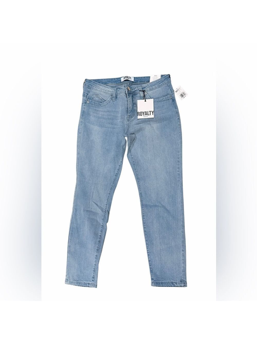 Royalty For Me Light Wash Skinny Jeans Size 14 Petite